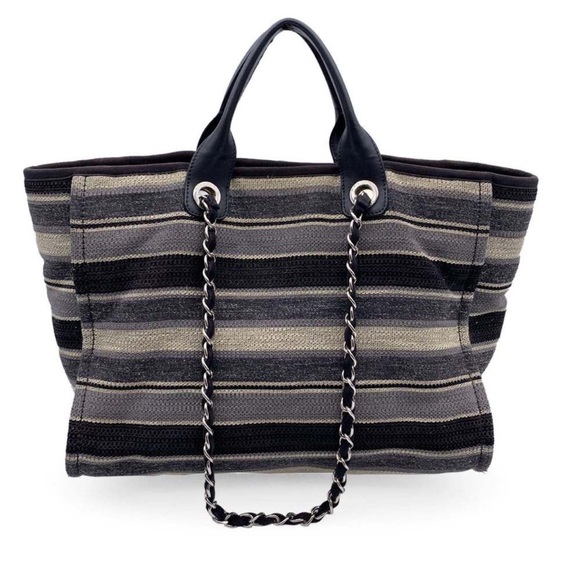 CHANEL Chanel Tote Woman’s Bag Deauville Excellent Condition - Picture 4 of 13